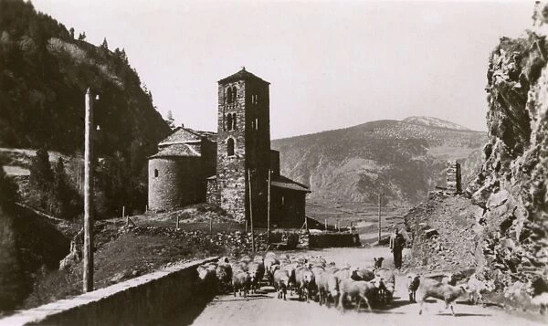 Church in Canillo, Valleys of Andorra, Andorra