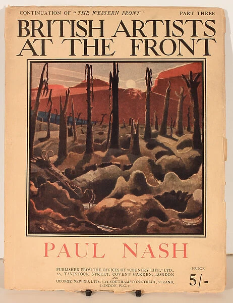 Cover design, British Artists at the Front