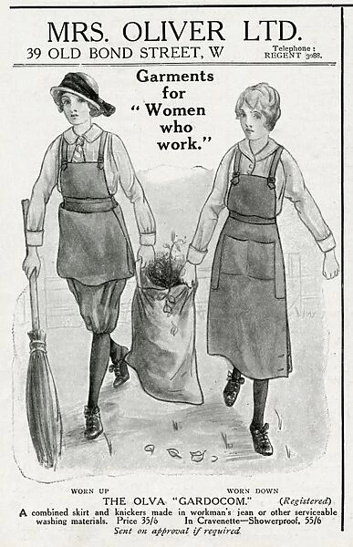 Garments for Women Who Work, WW1