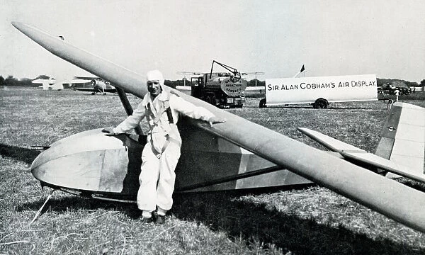 Glider used for display at the Cobham Air Circus