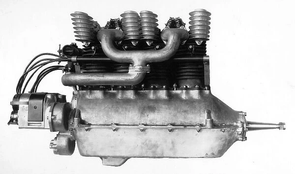 Globe-Dayton Aero four-cylinder air-cooled inline engine