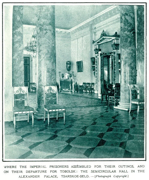 Hall in the Alexander Palace, Tsarskoe-selo