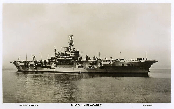 HMS Implacable, British aircraft carrier