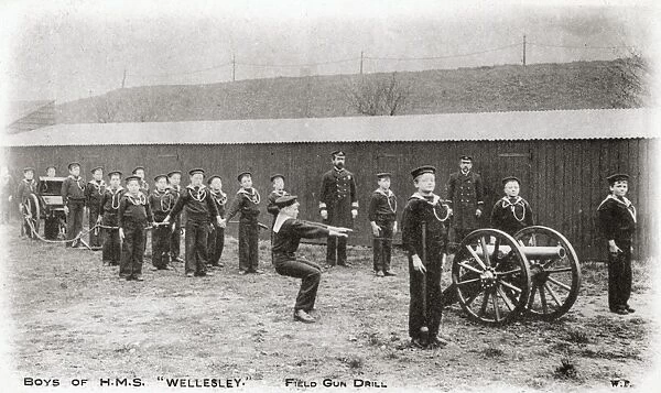 Industrial School Training Ship HMS Wellesley - Field Gun Dr