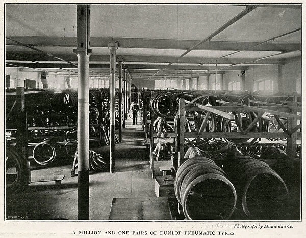 Interior in Dunlop factory 1896