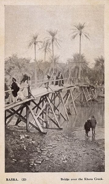 Iraq - Basra - Bridge over the Khora Creek