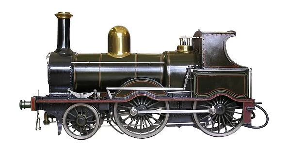 Model of GSWR Ireland steam locomotive