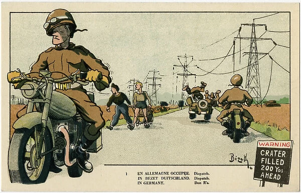 Occupied Germany - American Dispatch Riders