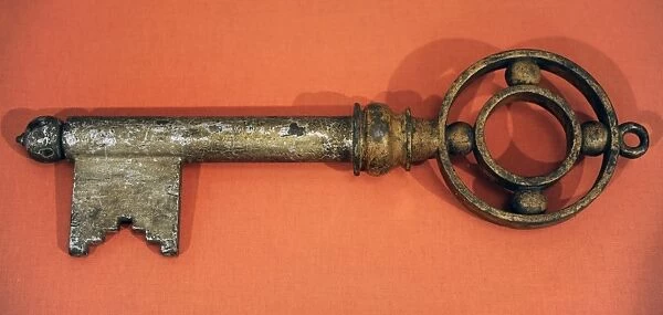 Old key. Museum of History and Navigation. Riga. Latvia