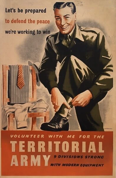 Poster advertising the Territorial Army