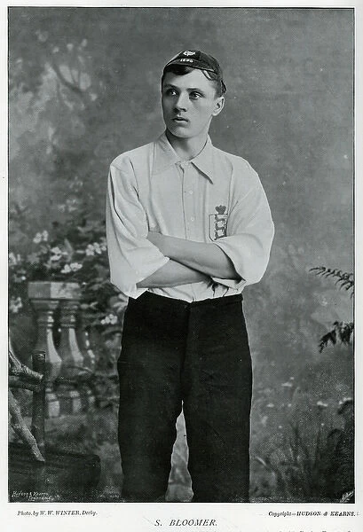 S Bloomer, England International footballer