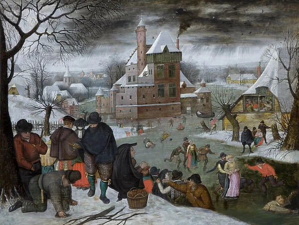 Winter. Brueghel, Pieter II 1564-1638 (after)