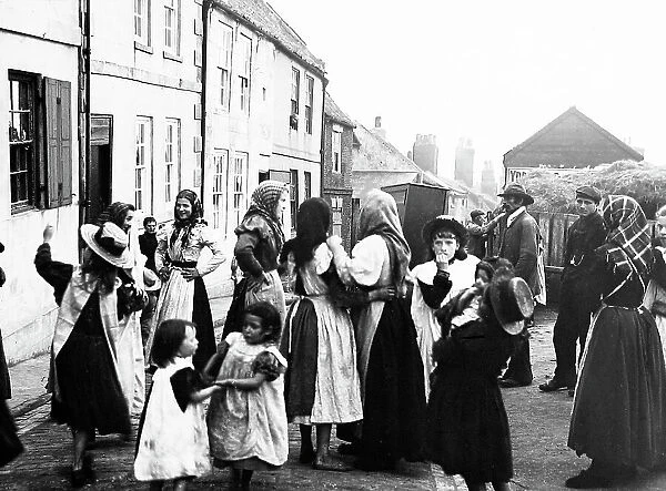 A young people's meeting in Whitby, Victorian period