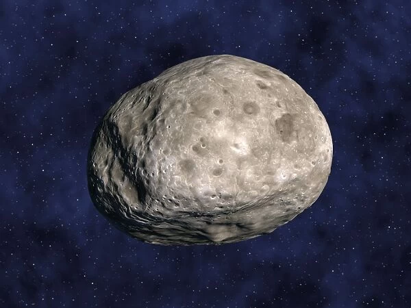 Asteroid Vesta, artwork