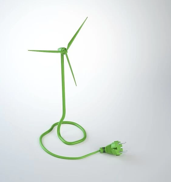 Green energy, conceptual artwork F006  /  3871