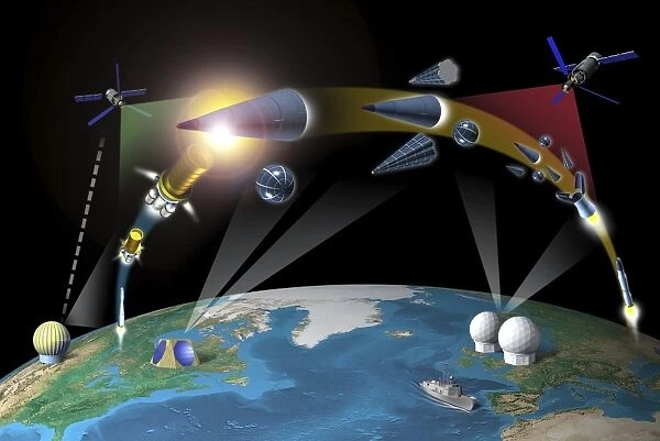 Orbital space weapons, artwork