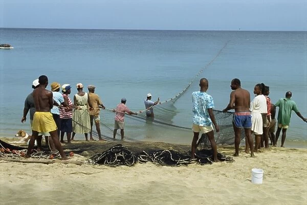 Fishermen on Turtle Beach