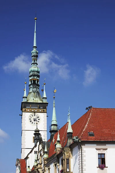 Czech Republic, Moravia, Olomouc, Town Hall In Upper Square (Horni Nam)