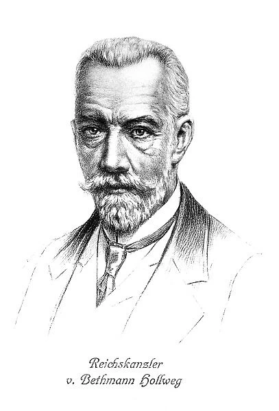 T. von BETHMANN HOLLWEG (1856-1921). Theobald Theodor Friedrich Alfred von Bethmann Hollweg