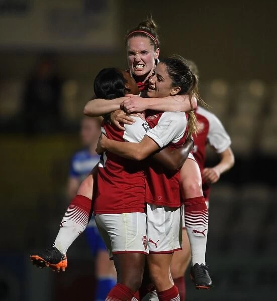 Arsenal Women's Triumph: Van de Donk, Carter, and Little's Euphoric Goal Celebration - Arsenal FC