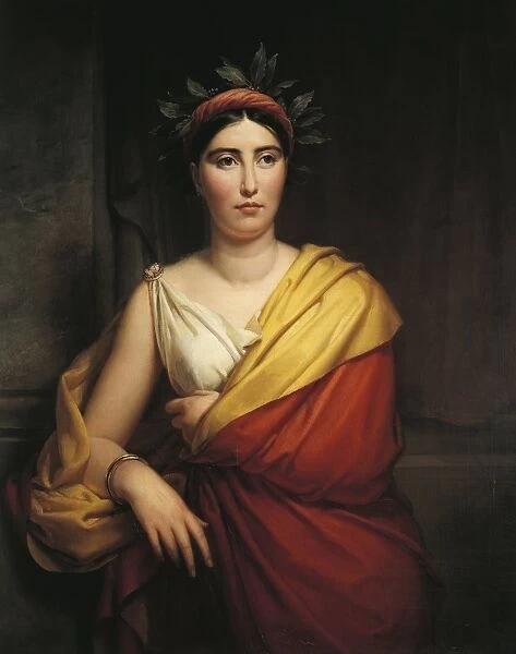Italy, Milan, Portrait of Italian soprano Giuditta Pasta (1707 - 1865)