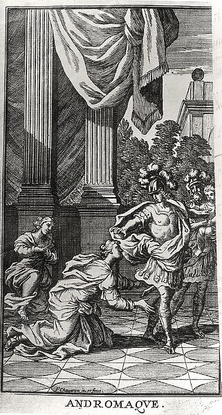 Andromache at the Feet of Pyrrhus, from Andromache by Jean Racine (1639-99)