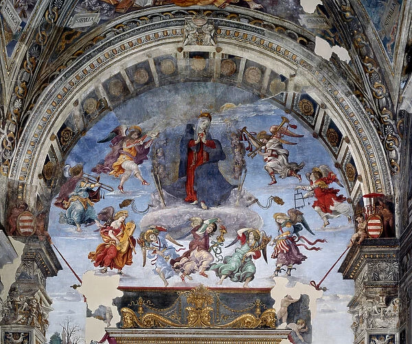 Assumption of the Virgin Detail. 1488-1492 (fresco)