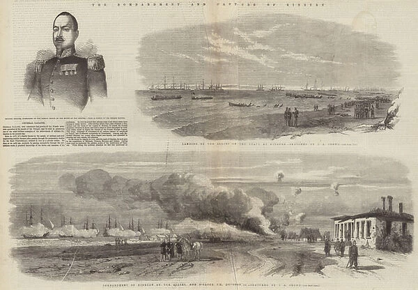 The Bombardment and Capture of Kinburn (engraving)