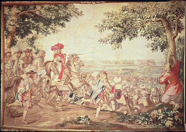 Entry of Louis XIV (1638-1715) into Dunkirk, 2nd December 1662 (tapestry)