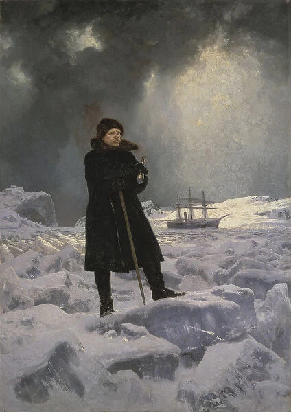The Explorer A. E. Nordenskiold, 1886 (oil on canvas)