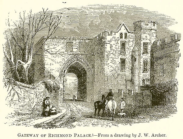 Gateway of Richmond Palace (engraving)