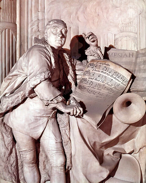 George Frederic Handel monument, Westminster Abbey