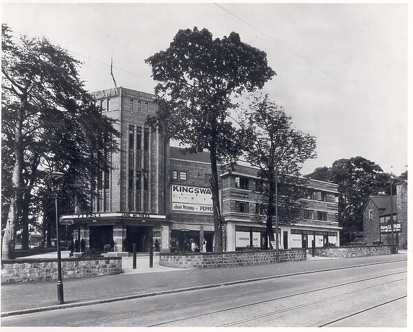 Kingsway Cinema, Harrogate Road, Leeds, 24th August 1937 (b  /  w photo)