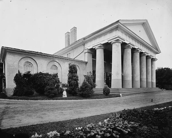 Lee Mansion - exterior, 1860-80 (b  /  w photo)