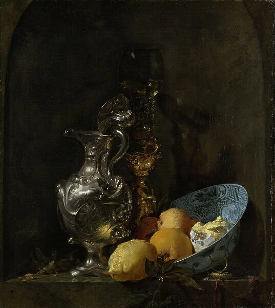 Still Life with Silver Ewe, c. 1655-60 (oil on canvas)