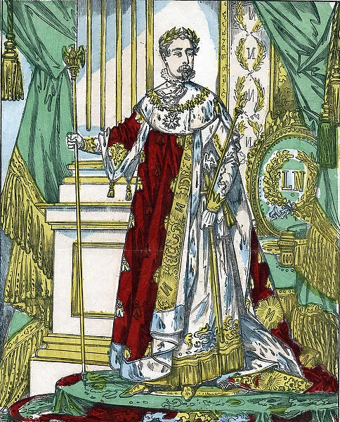 Napoleon III, Emperor of the French, 19th century spinal image