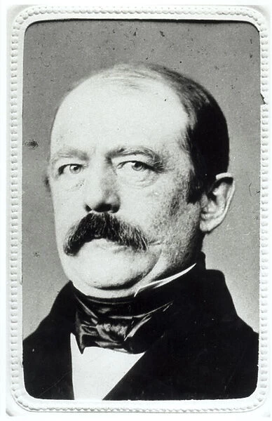 Otto Von Bismarck (1815-98) 1860s (b  /  w photo)