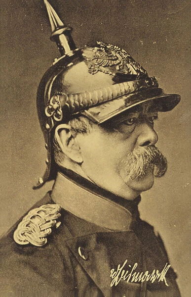 Otto von Bismarck (b  /  w photo)