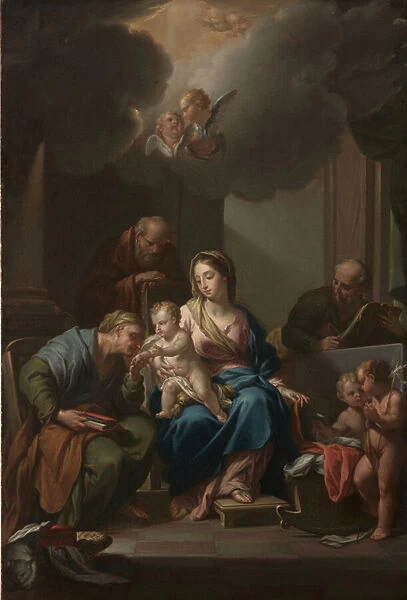 Presentation Sketch for 'The Holy Family with Saints Anne, Joachim