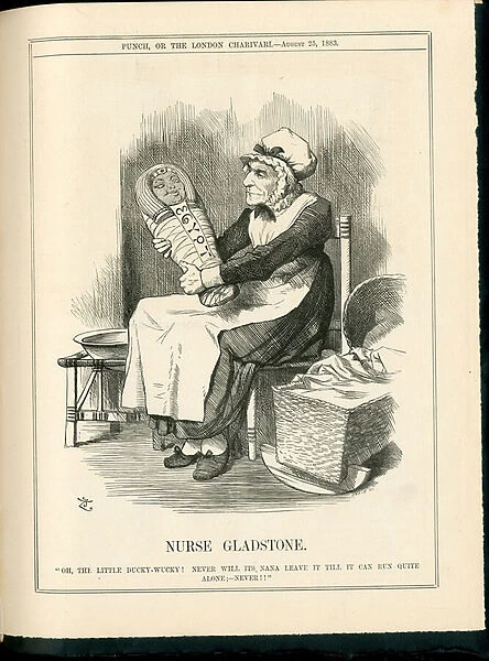 Punch, 1883_8_25 - Illustration by John Tenniel (1820-1914): Egypt, English language