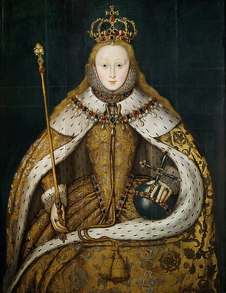 Queen Elizabeth I, c. 1600 (oil on panel)