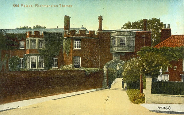 Richmond Palace Gatehouse, Richmond-on-Thames (colour photo)