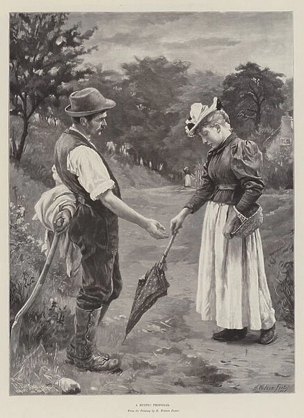 A Rustic Proposal (engraving)