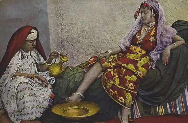 Scene from North Africa (colour photo)