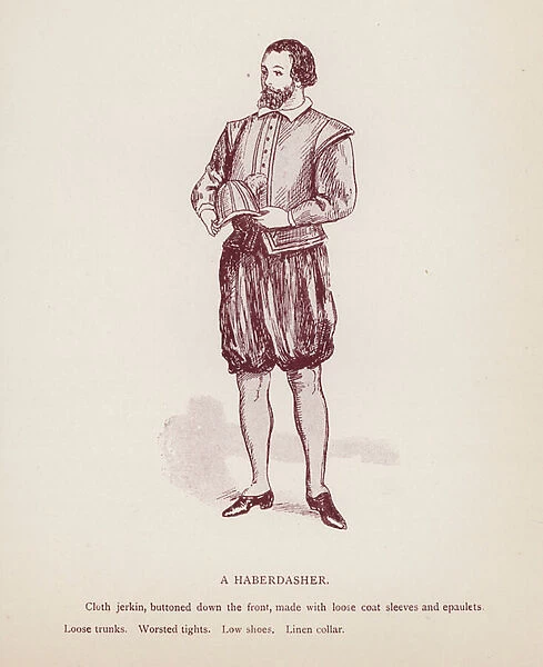 Shakespeares Taming of the Shrew: A Haberdasher (litho)