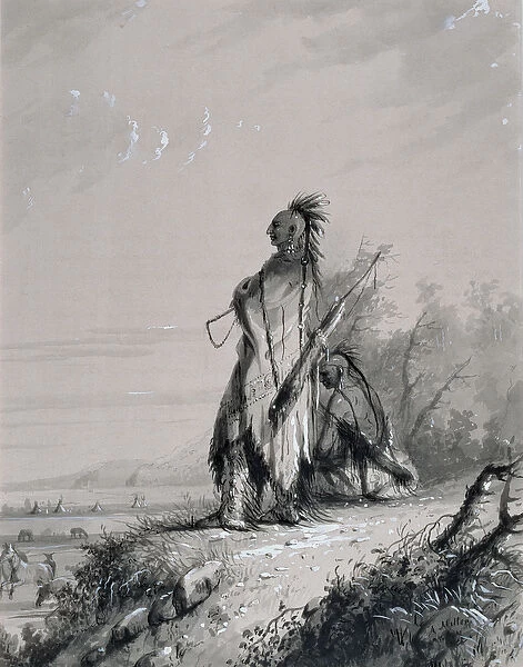 Sioux Indian Guard (w  /  c on paper)