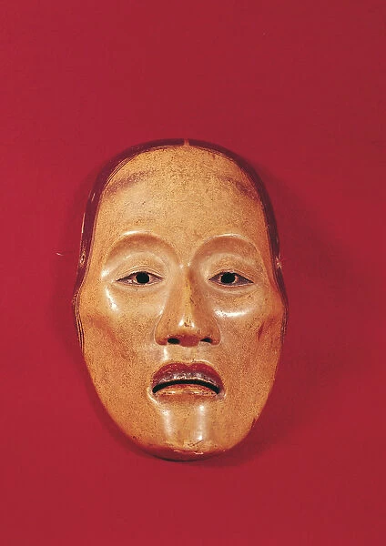 No theatre mask (lacquered wood)