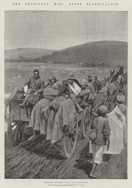 The Transvaal War, after Elandslaagte (litho)