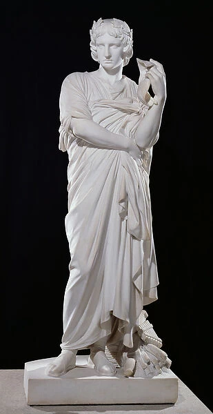 Virgil (70-19 BC) 1861 (marble)