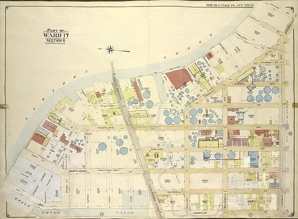 Brooklyn, Vol. 3, Double Page Plate No. 15; Part of Ward 17, Section 9; Map bounded